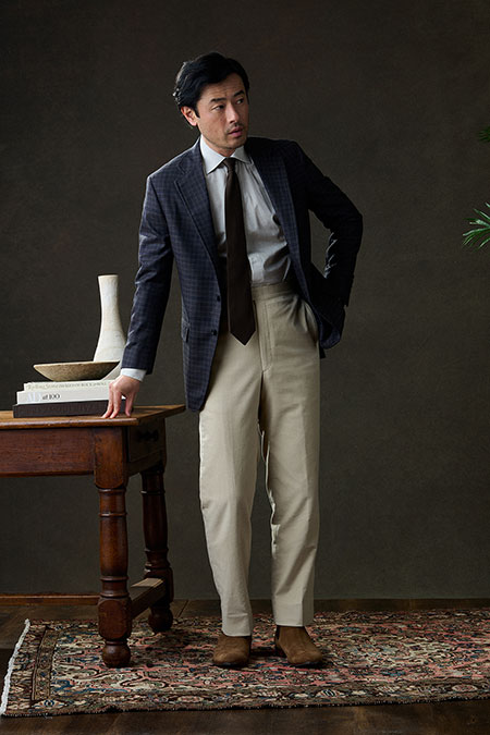 Light Tan Moleskin Trousers