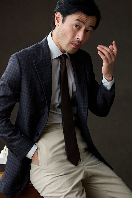 Fall/Winter 2025 Lookbook                                                                                                                                                                                                                                 , Brown & Blue Plaid Sportcoat