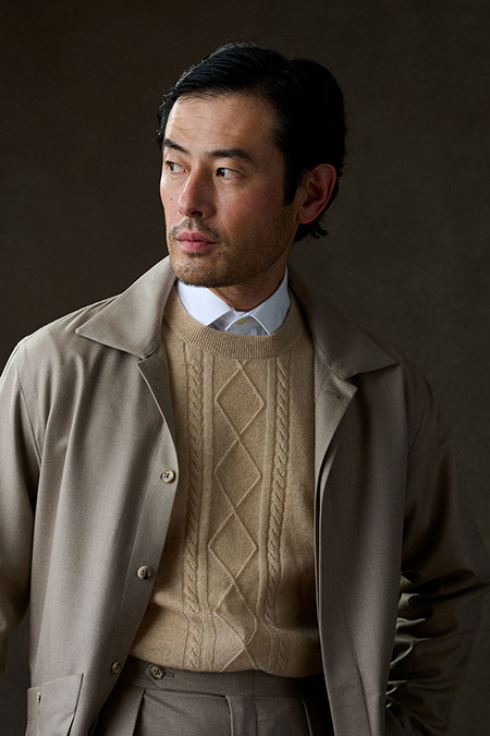 Light Tan Flannel Overshirt & Trousers