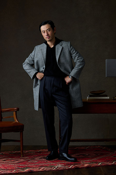 Fall/Winter 2025 Lookbook                                                                                                                                                                                                                                 , Black & White Plaid Top Coat - Holland & Sherry