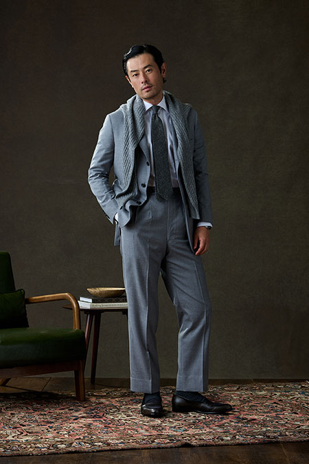 Light Gray Flannel Suit