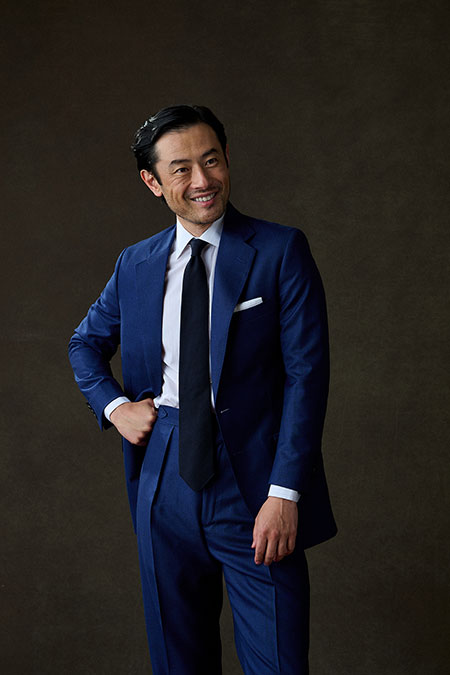 Royal Blue Tic Weave Suit