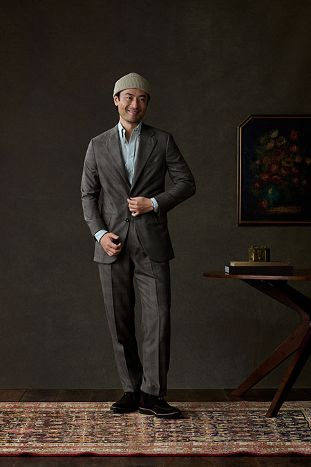 Brown Glen Plaid Suit