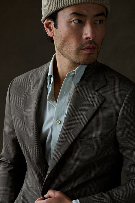 Brown Glen Plaid Suit