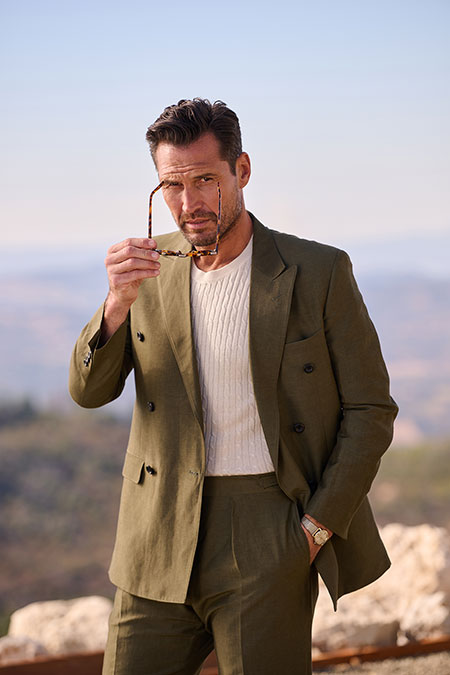 Ivory Cable Knit Tee