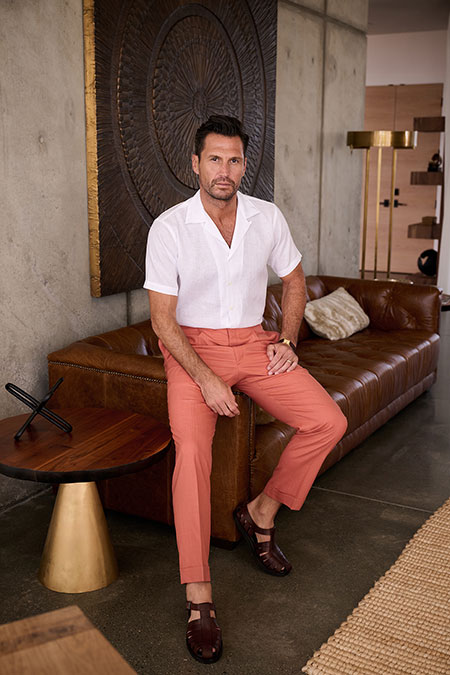 White Linen Camp Shirt