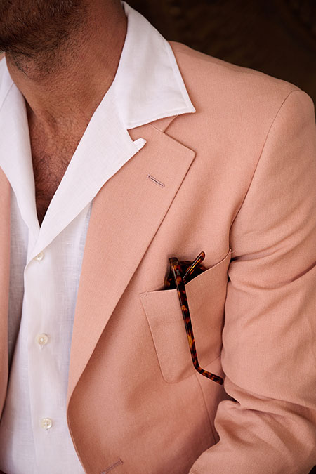 White Linen Camp Shirt