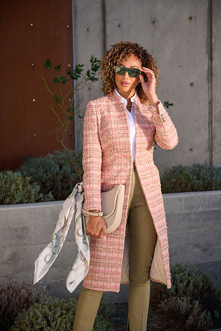 Apricot Tweed Jacket