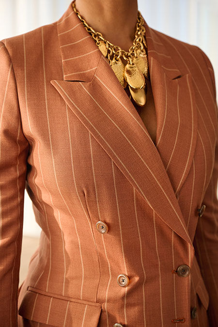 Trunk Shows                                                                                                                                                                                                                                               , Orange Striped Suit