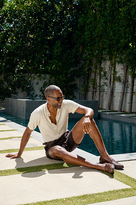 Ivory Polo Button-Up Knit