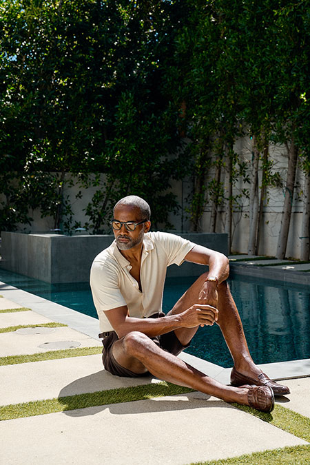 Chocolate Linen Shorts