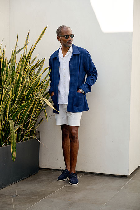 Plaid Seersucker Overshirt