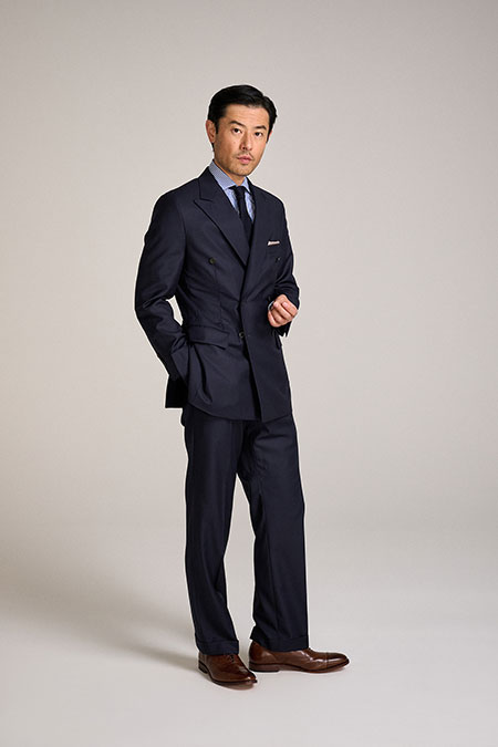 Men's Custom Capsule                                                                                                                                                                                                                                      , Double Breasted Navy Suit