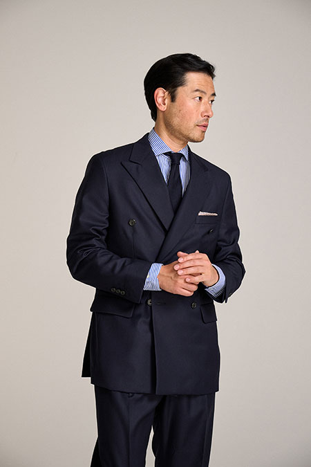 Men's Custom Capsule                                                                                                                                                                                                                                      , Double Breasted Navy Suit
