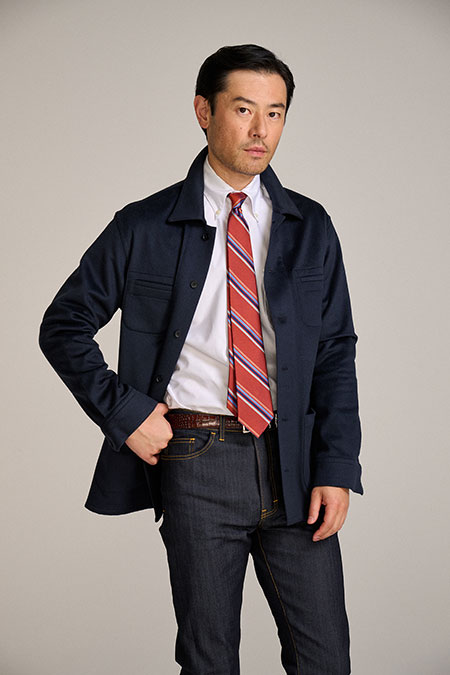 Men's Custom Capsule                                                                                                                                                                                                                                      , Navy Rhamnusia Overshirt