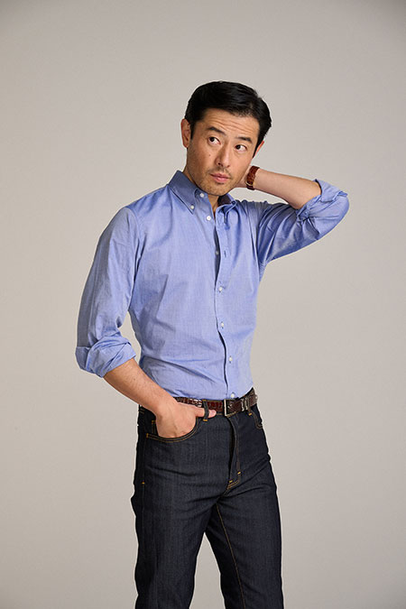Cotton Chambray Dress Shirt