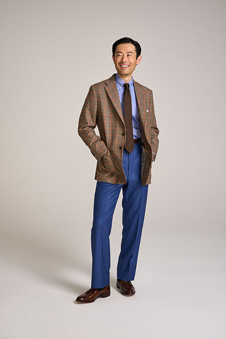 Men's Custom Capsule                                                                                                                                                                                                                                      , Tan Guncheck Sportscoat