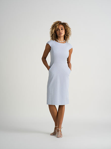 Women's Classics                                                                                                                                                                                                                                          , Blue Pincord Dress