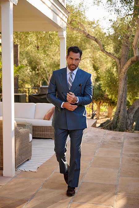 Jade Double Breasted Suit