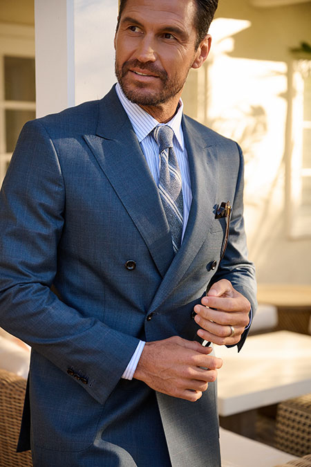 Jade Double Breasted Suit