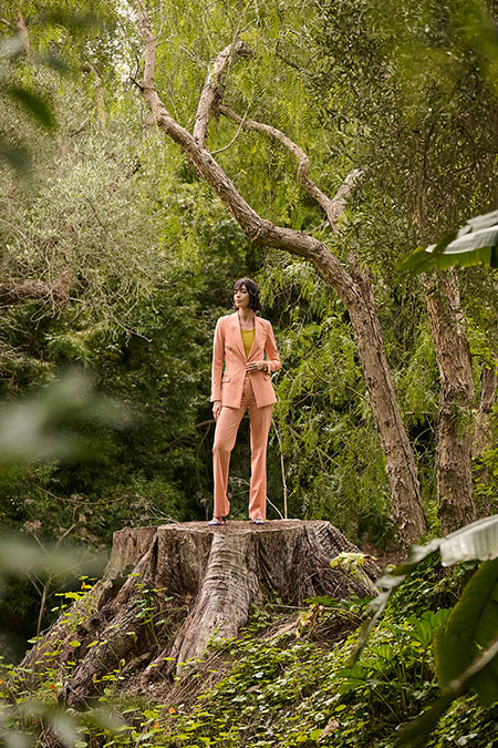 Peach Wool Suit