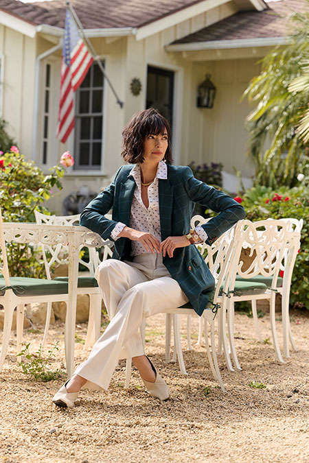 Emerald Windowpane Charlie Jacket