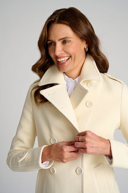 Cream Penelope Topcoat