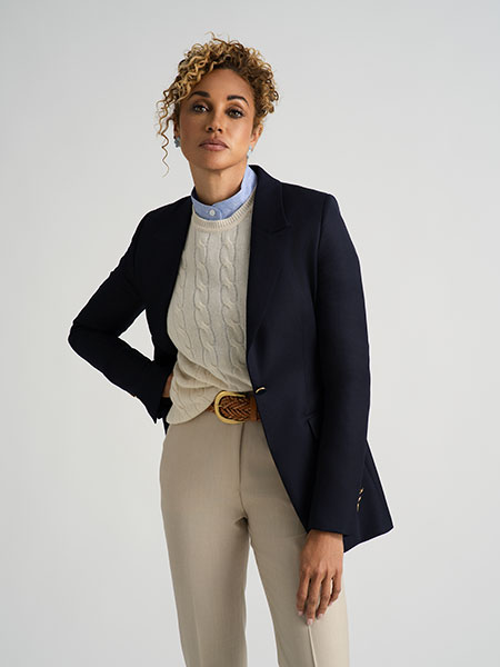 Women's Classics                                                                                                                                                                                                                                          , Cream Cable Knit Sweater