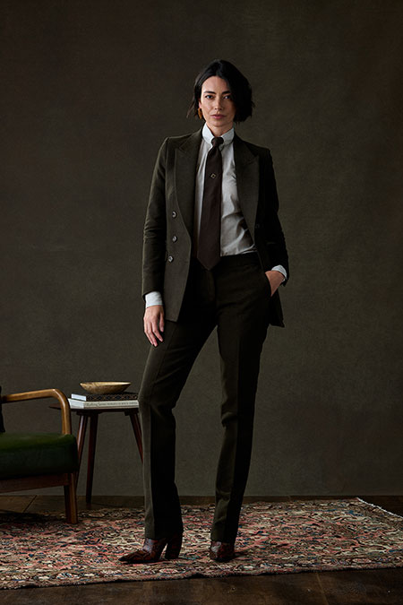 Brown Moleskin Suit - Holland & Sherry