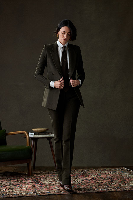 Brown Moleskin Suit - Holland & Sherry