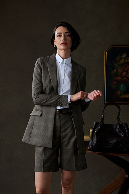 Brown Glen Plaid Suit