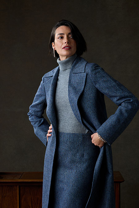 Gray Cashmere Turtleneck