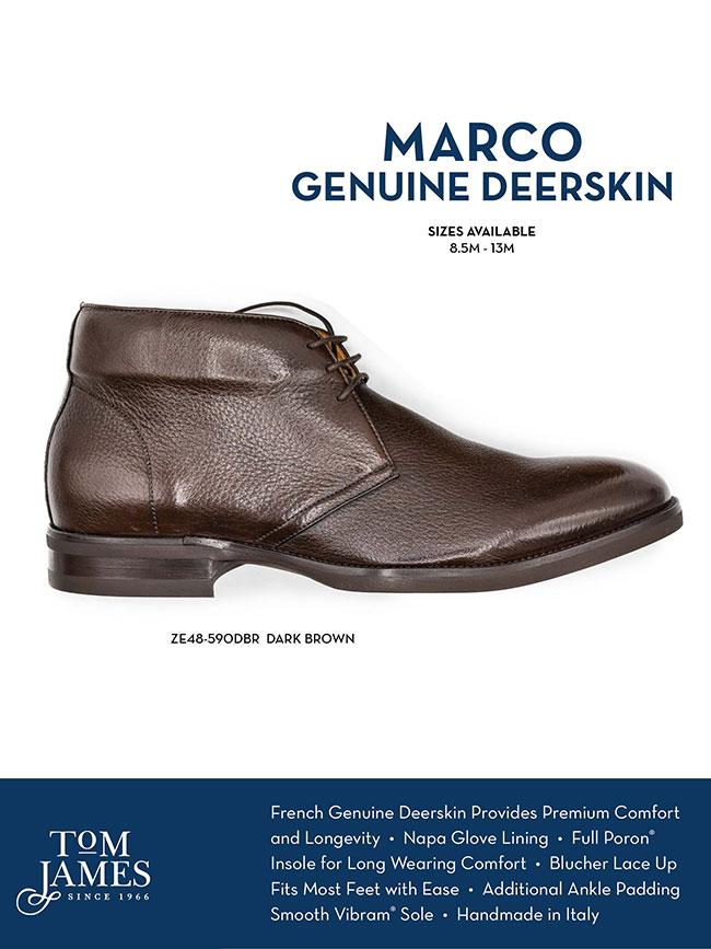                                                                                                                                                                                                                                                           , Marco Deerskin Chukka Boot