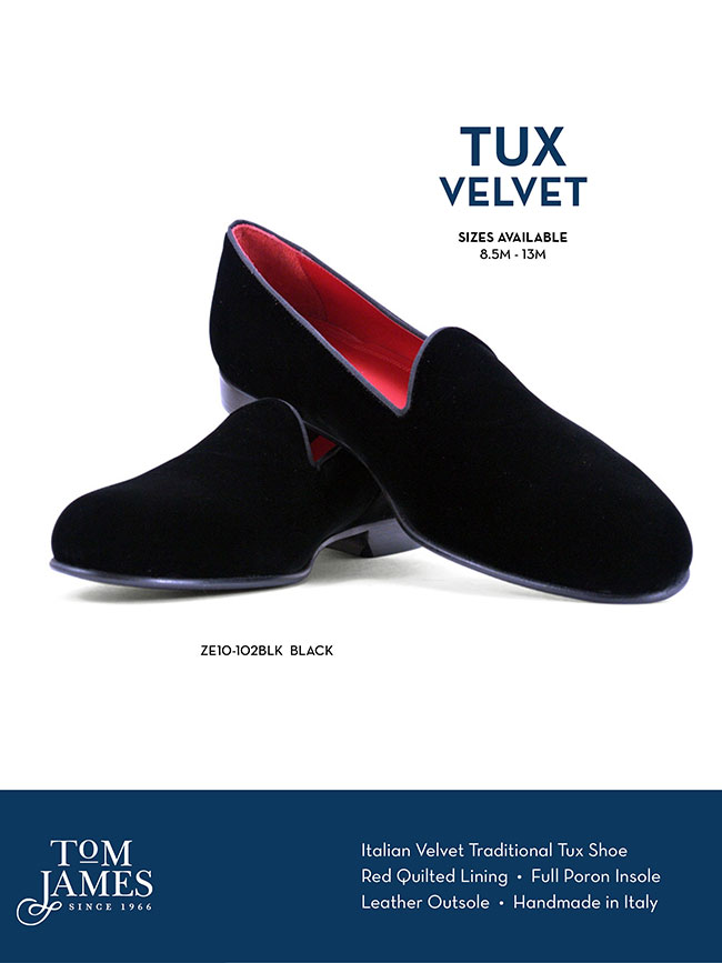                                                                                                                                                                                                                                                           , Velvet Tux Shoe