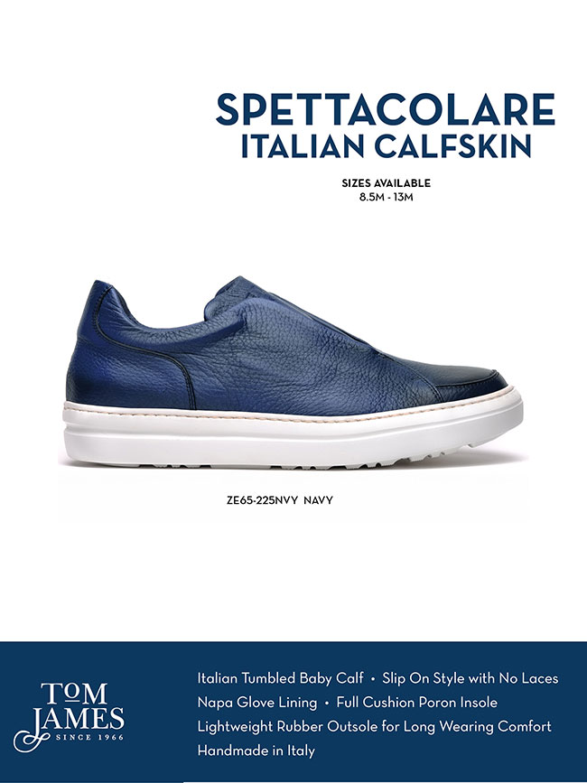                                                                                                                                                                                                                                                           , Spettacolare Italian Pebble Grain Calfskin Sneaker